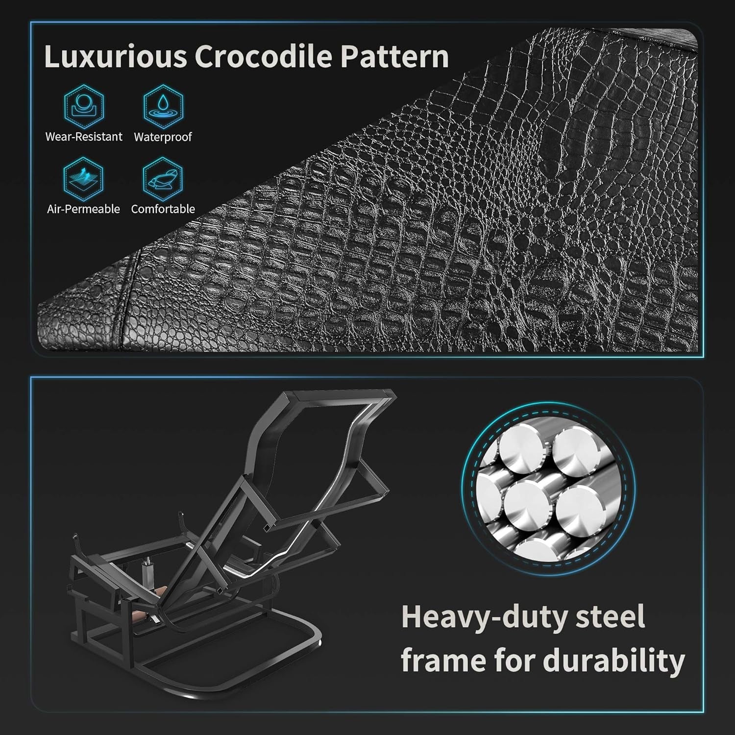 Zero Gravity Massage Chair SL Track, Full Body Air Massage Recliner with Body Scan 3D Robots Hand Waist Heater Foot Roller Thia Yoga for House Office, Brown, 56.69’’ X 33.85’’ X 46.45’’