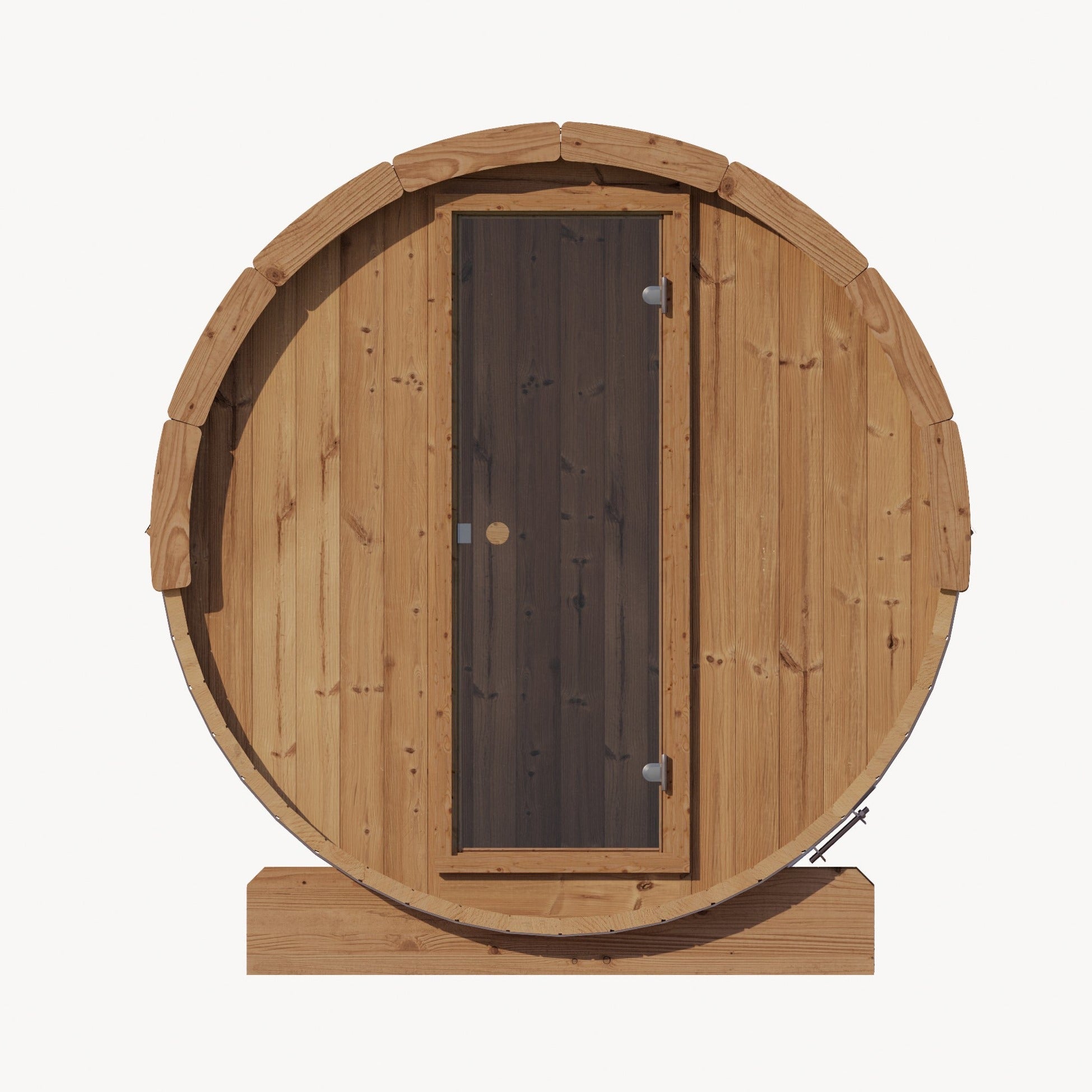 SaunaLife Model E6 2-Person Outdoor Barrel Sauna