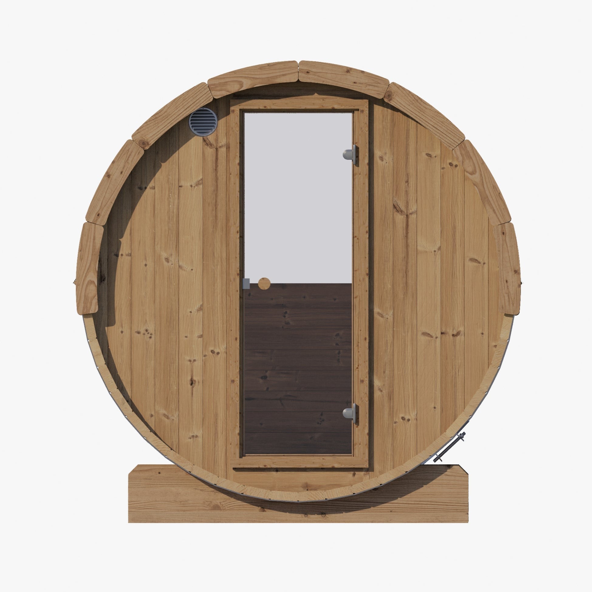 SaunaLife Model E7W 4-Person Outdoor Barrel Sauna