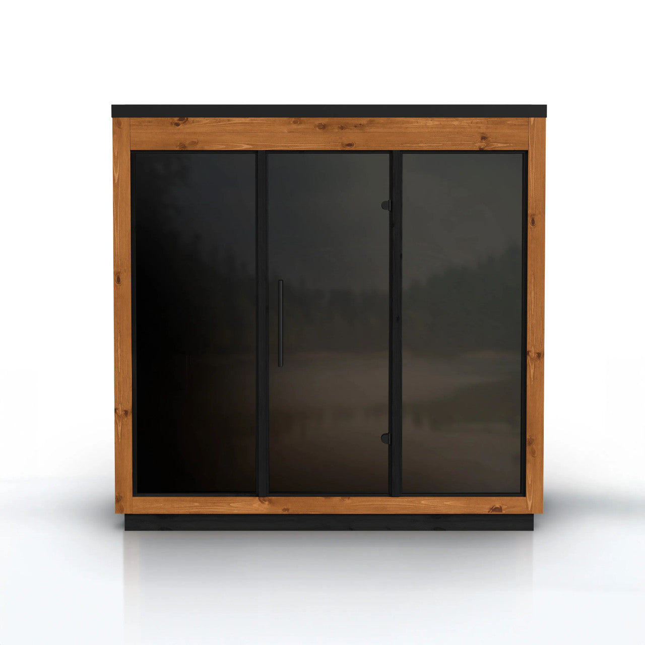 Aris 4-Person Outdoor Thermowood Traditional Wet/Dry Sauna