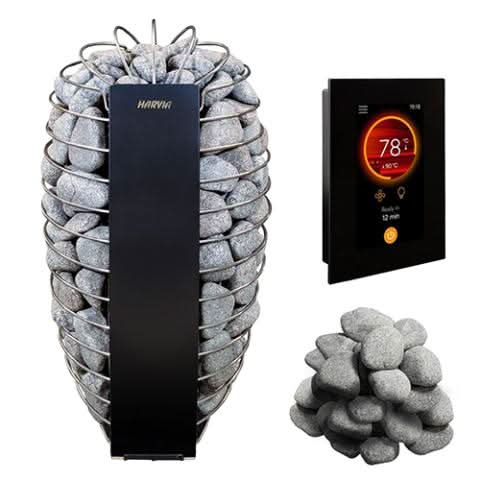 Harvia Spirit SP80E 8kW Sauna Heater Package