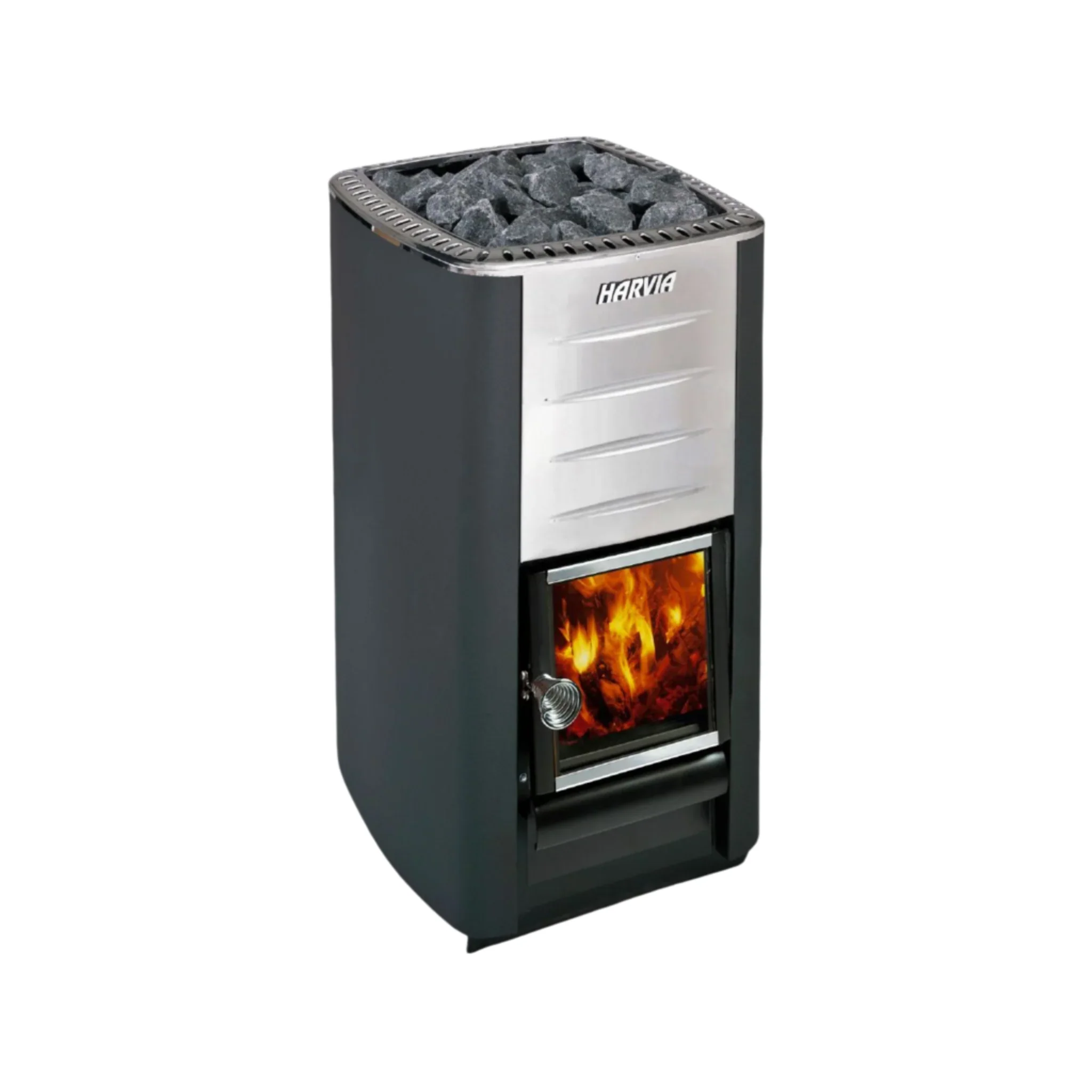 Harvia M3 Wood-Burning Stove Kit – Stainless Steel