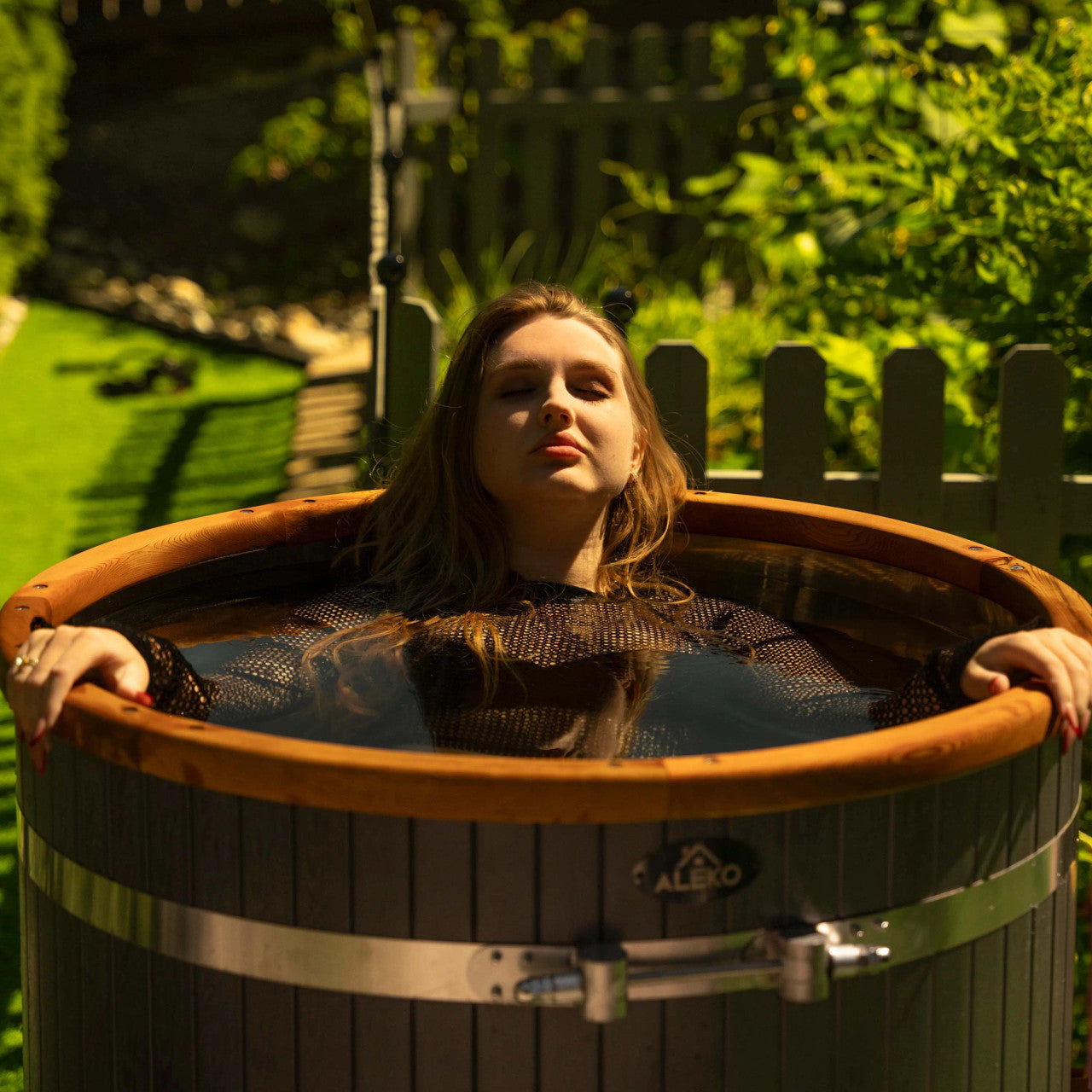 1-Person Vertical Stainless Steel Cold Plunge Ice Bath