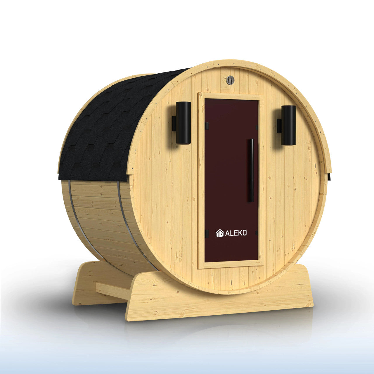 Anémona 3-4 Person Outdoor Finland Pine Traditional Barrel Wet/Dry Sauna