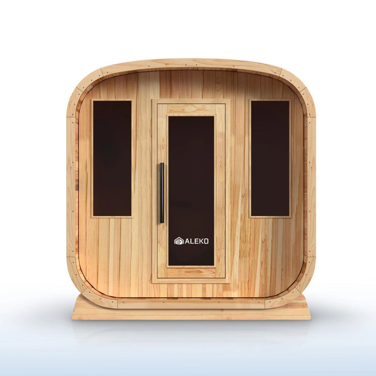 Arnica 4-Person Outdoor Rustic Cedar Traditional Square Wet/Dry Sauna