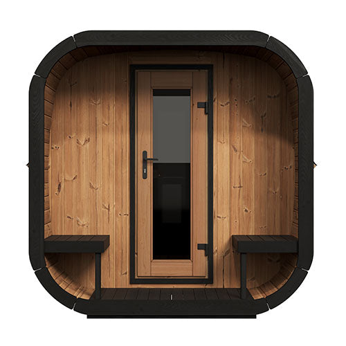 SaunaLife Model CL12GCP 8-Person Outdoor Traditional Sauna