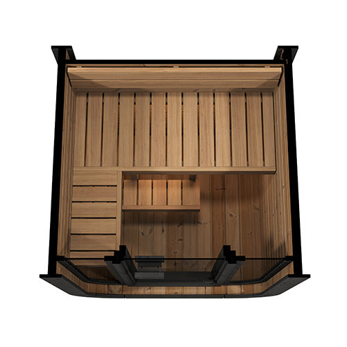 SaunaLife Model CL3G 2-Person Outdoor Cube Sauna
