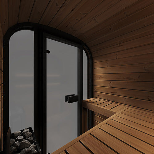 SaunaLife Model CL3G 2-Person Outdoor Cube Sauna