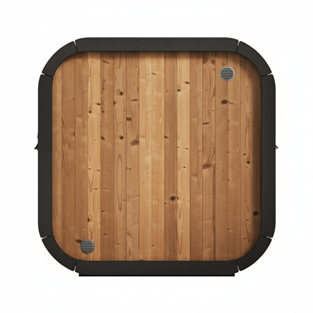 SaunaLife Model CL5G 4-Person Outdoor Cube Sauna