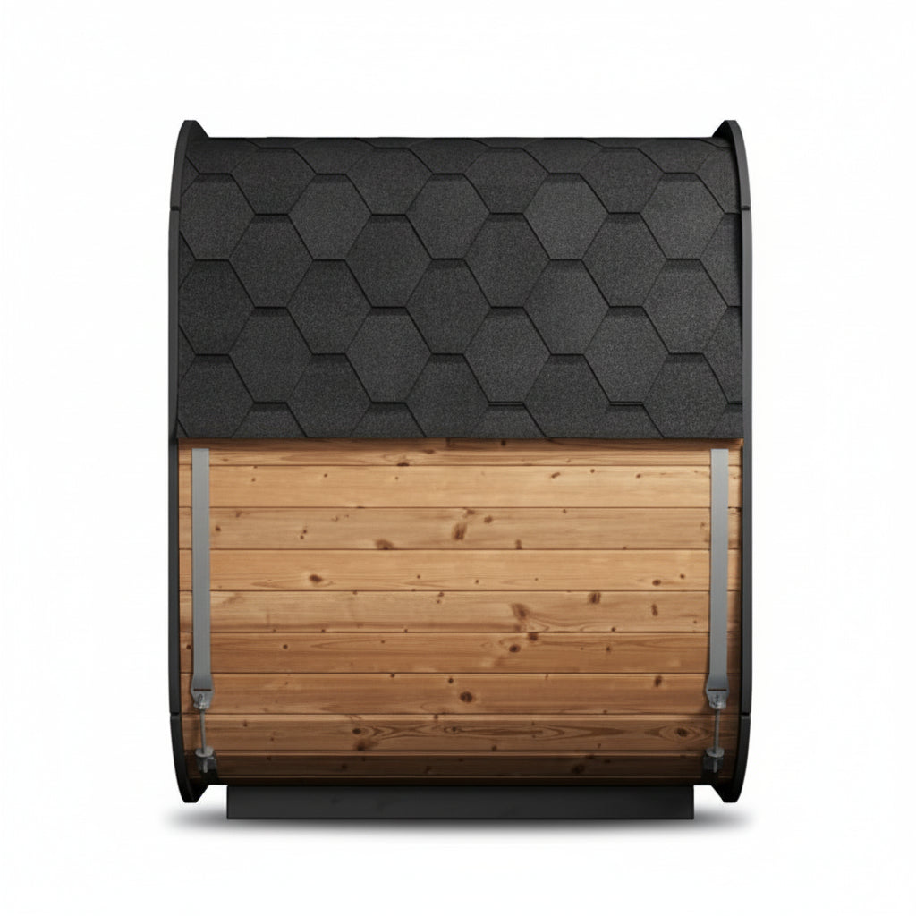 SaunaLife Model CL5G 4-Person Outdoor Cube Sauna