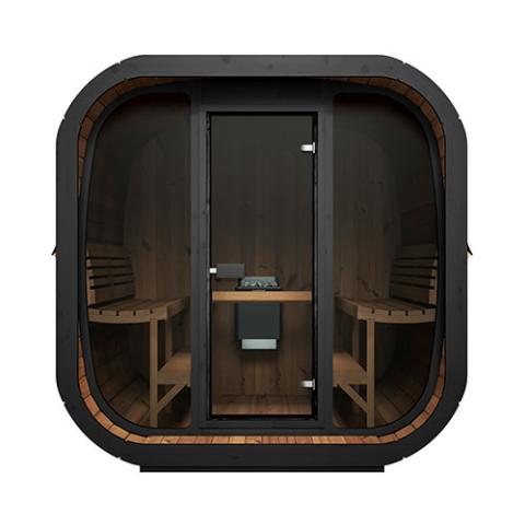 SaunaLife Model CL7G 6-Person Outdoor Cube Sauna
