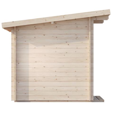 SaunaLife Model G4 6-Person Outdoor Cabin Sauna Kit