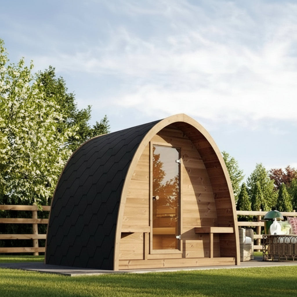 SaunaLife Model G3 6-Person Outdoor Traditional Sauna