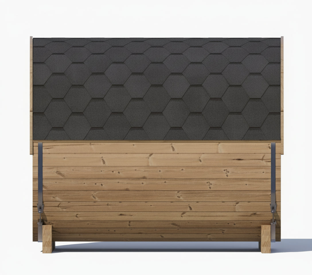SaunaLife Model E8 6-Person Barrel Sauna