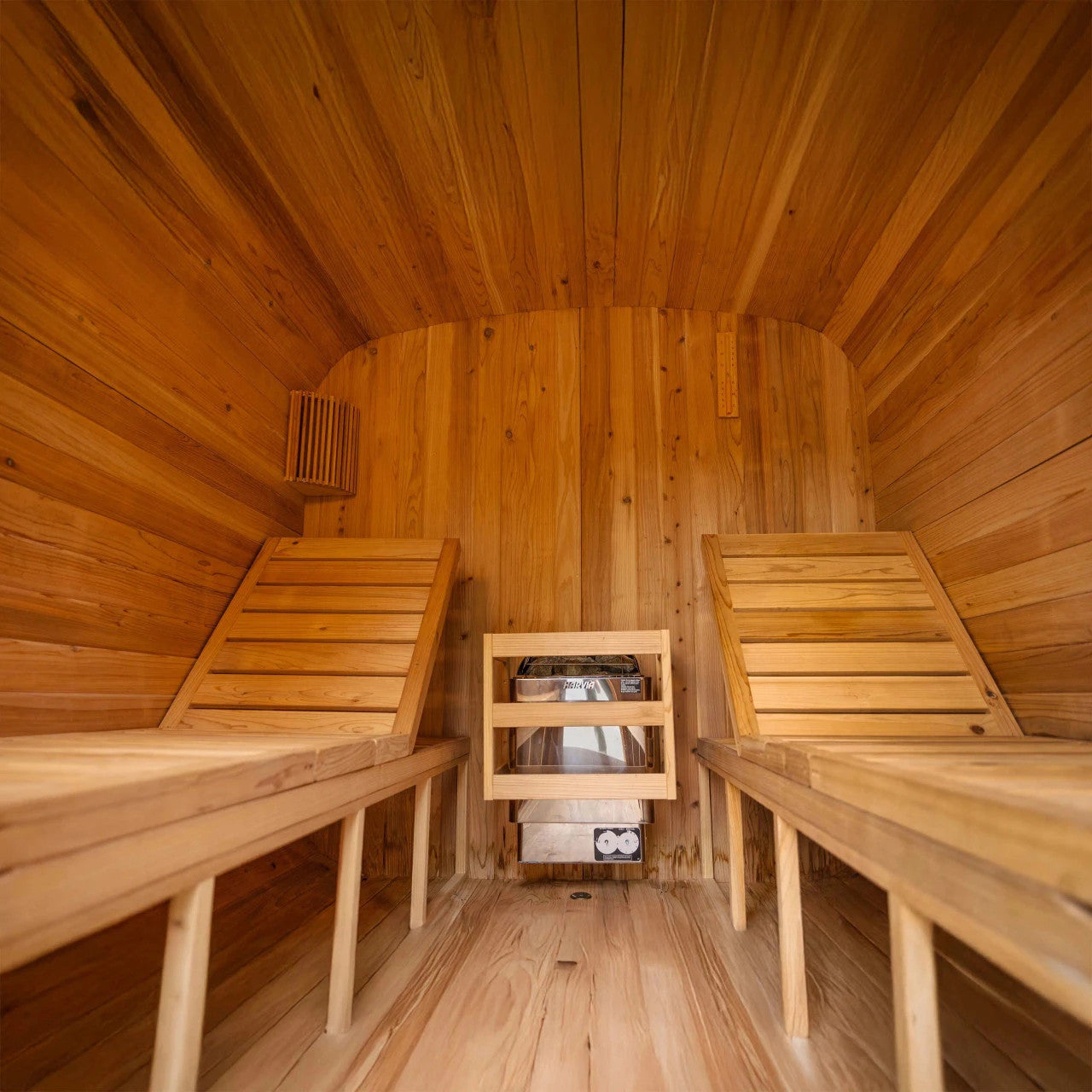 Arnica 6-Person Outdoor Rustic Cedar Traditional Square Wet/Dry Sauna