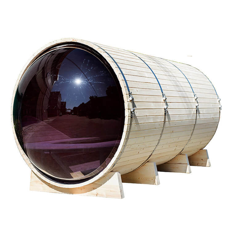WAJA Panoramic View Cedar Barrel Sauna