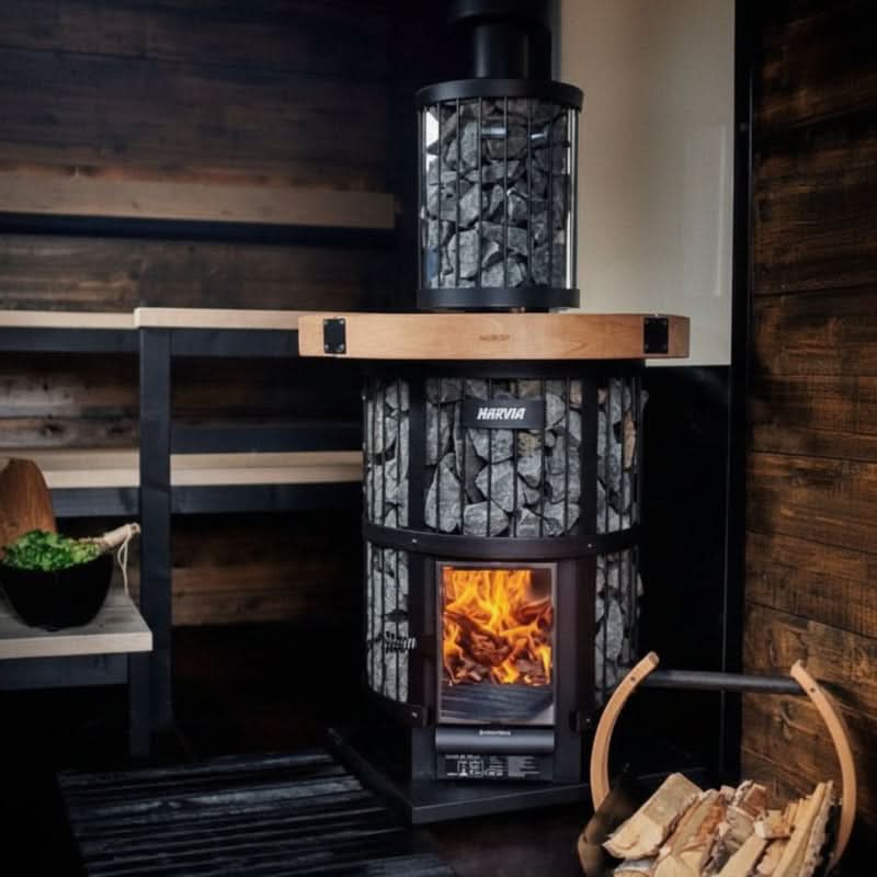 Harvia Legend 240 GreenFlame (15.9kW) Wood-Burning Sauna Stove