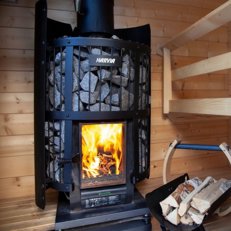 Harvia Legend 240 GreenFlame (15.9kW) Wood-Burning Sauna Stove