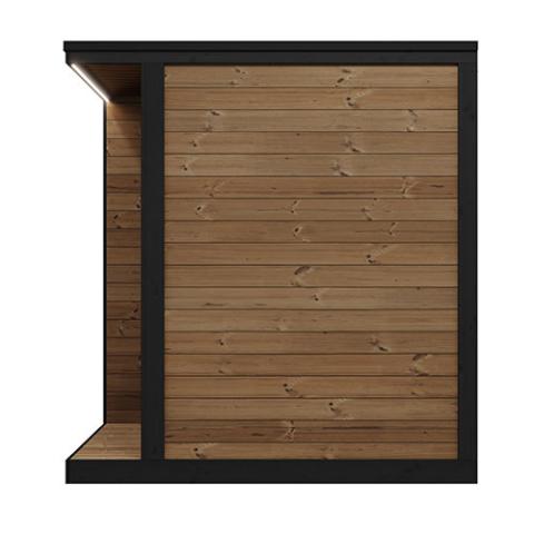 SaunaLife Model GL4 4-Person Luxury Outdoor Traditional Sauna