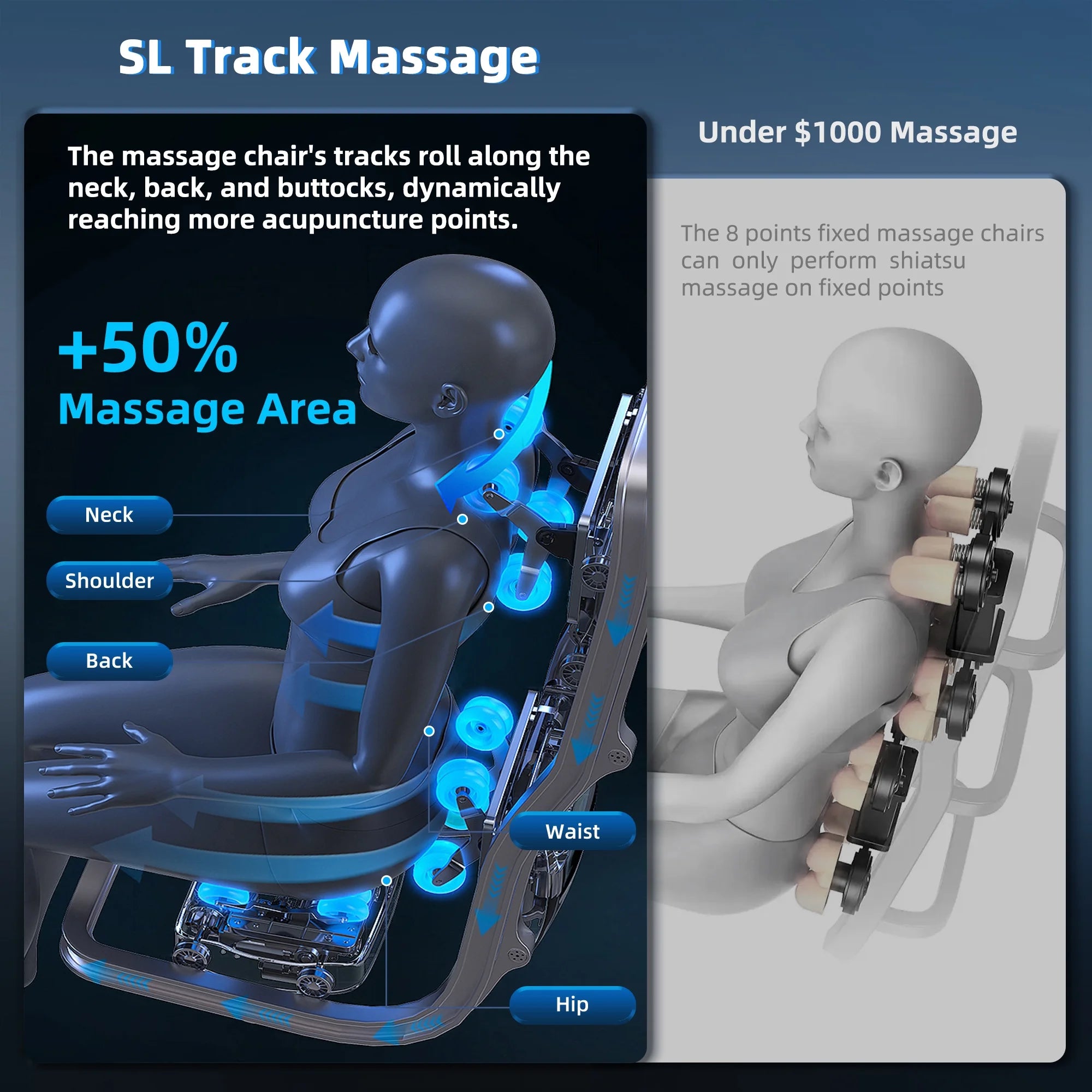 4D Massage Chair Full Body Zero Gravity, Massage Chairs and Recliners with Heated, SL Track, Bluetooth, APP Controller(Beige)