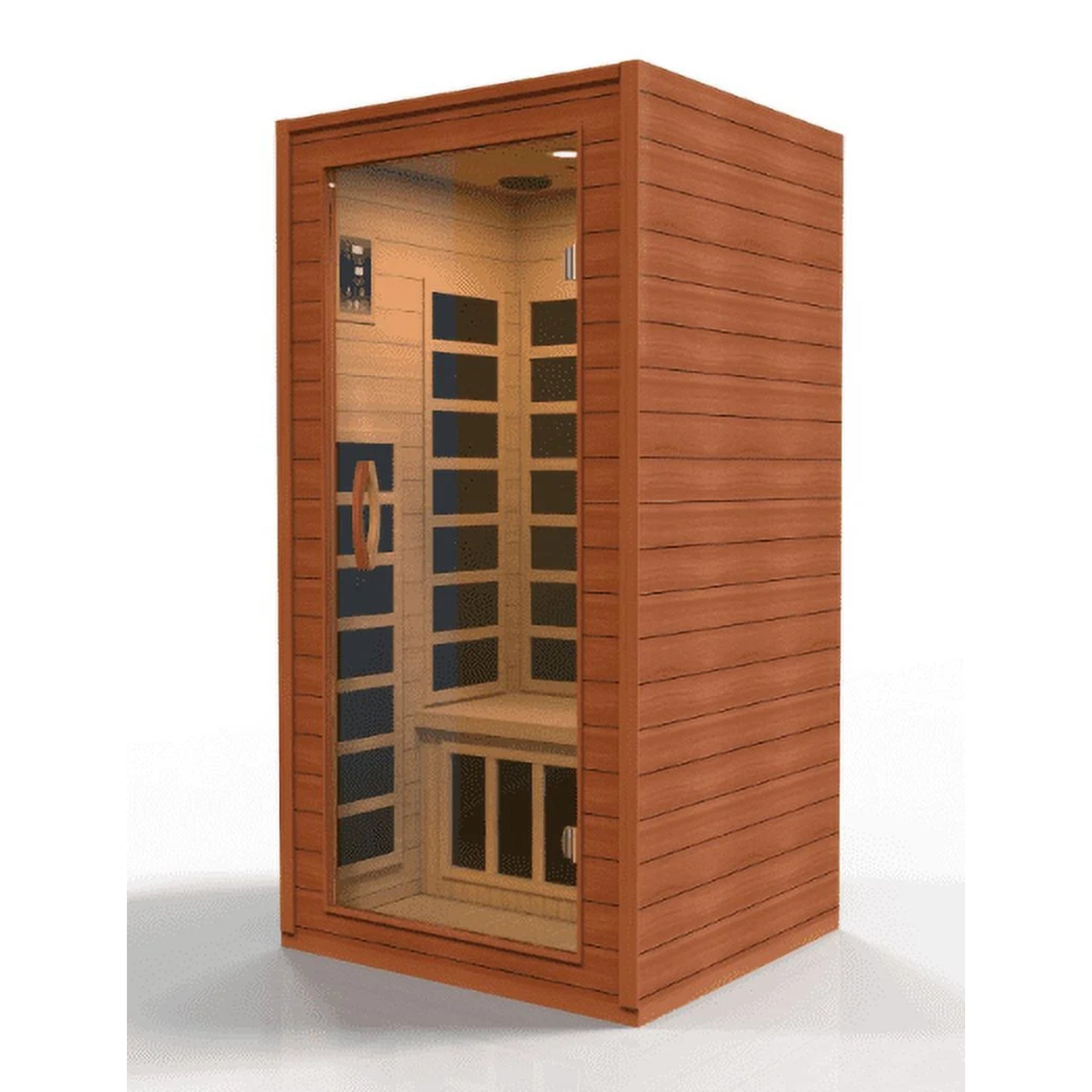 Dynamic Cordoba Elite 2-Person Ultra Low EMF (Under 3MG) FAR Infrared Sauna (Canadian Hemlock)