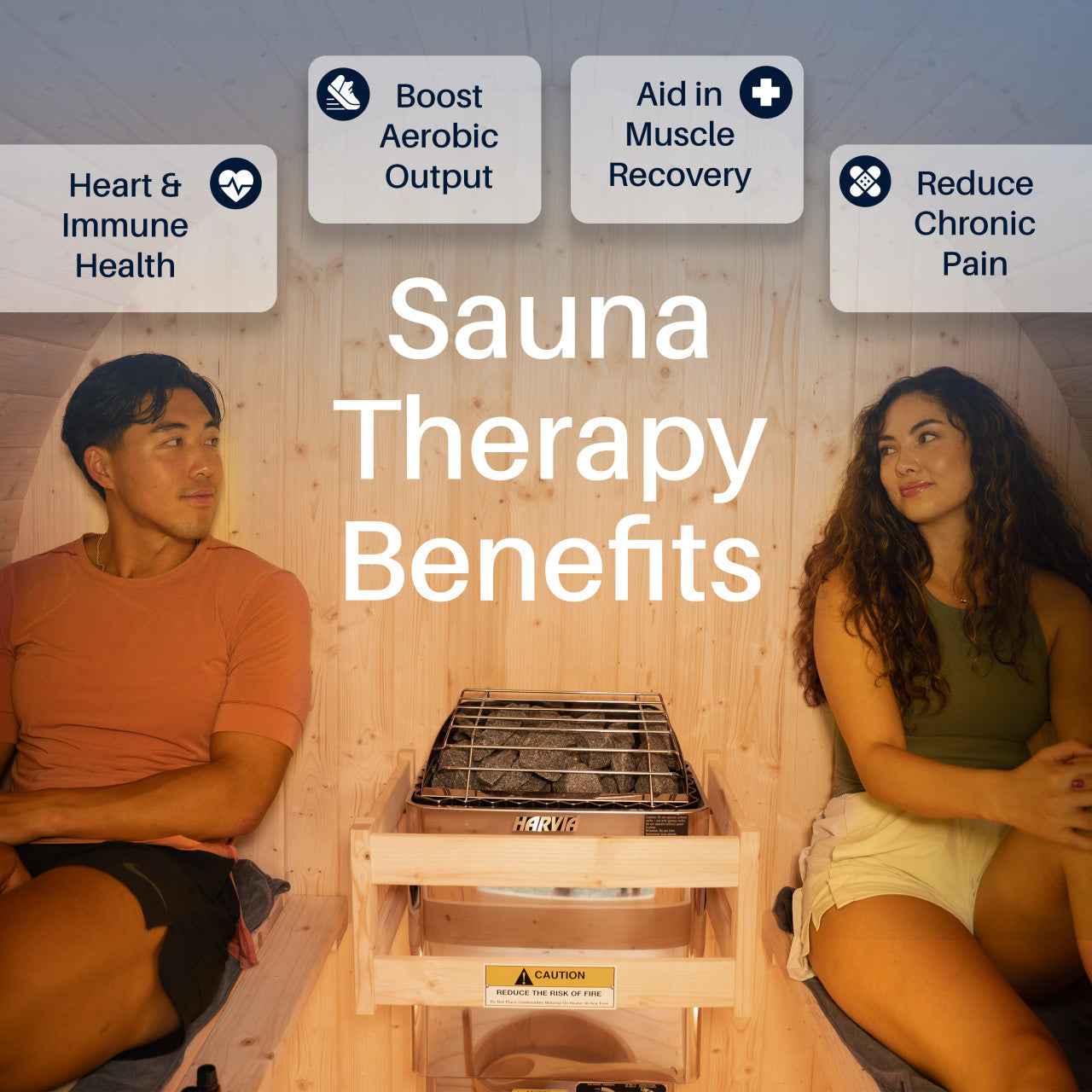 Liatris 6-8 Person Outdoor Red Cedar Traditional Barrel Wet/Dry Sauna with Panoramic Window