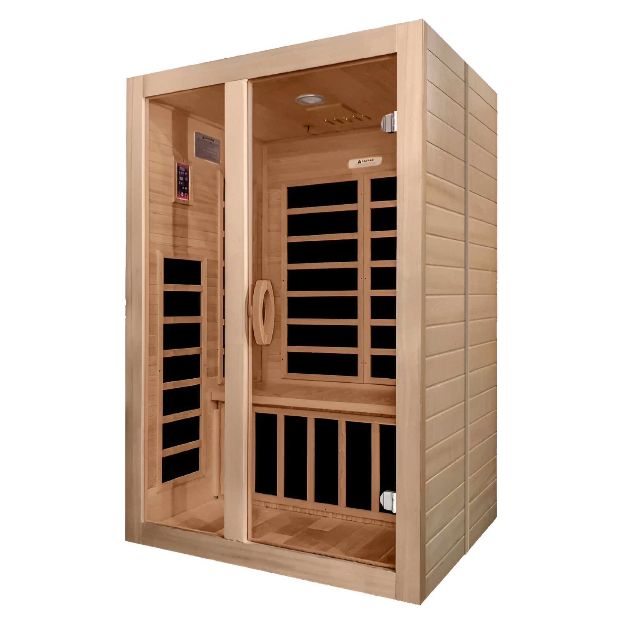 Santiago 2 - Person FAR Infrared Sauna in Hemlock
