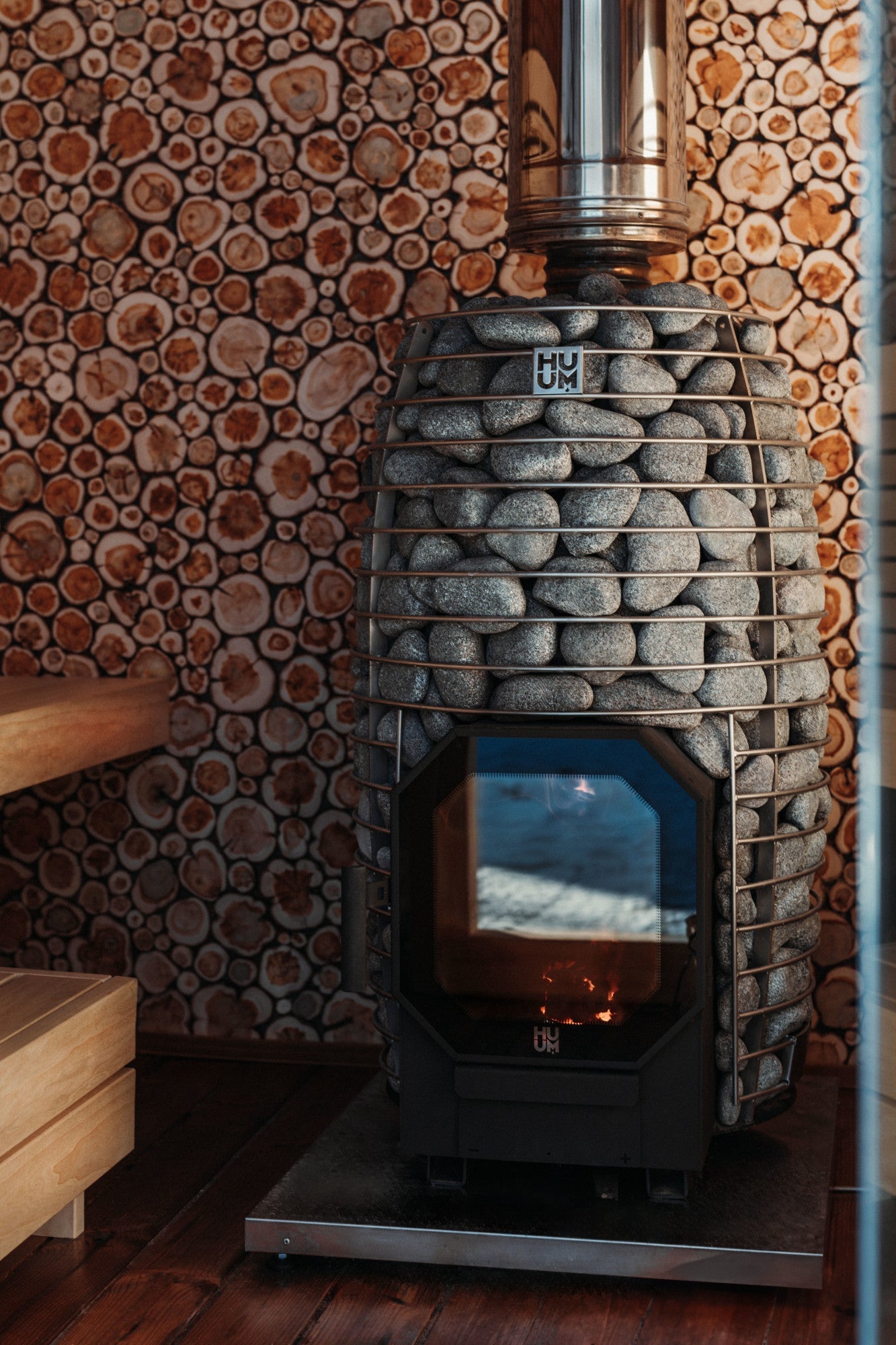 HUUM HIVE Flow LS Wood-Burning Sauna Stove