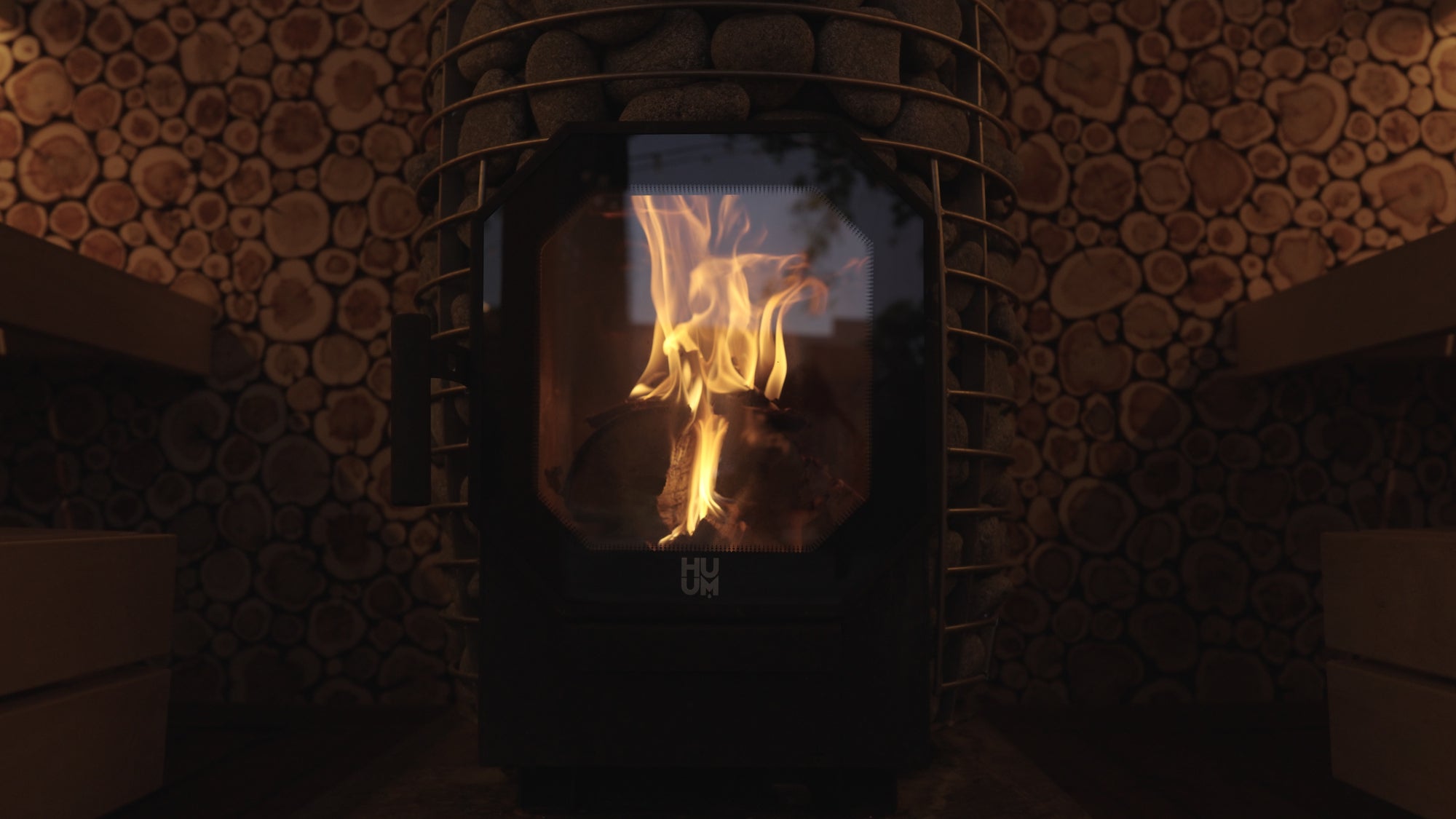HUUM HIVE Flow LS Wood-Burning Sauna Stove