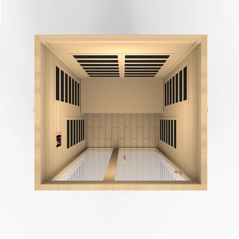 Santiago 2 - Person FAR Infrared Sauna in Hemlock