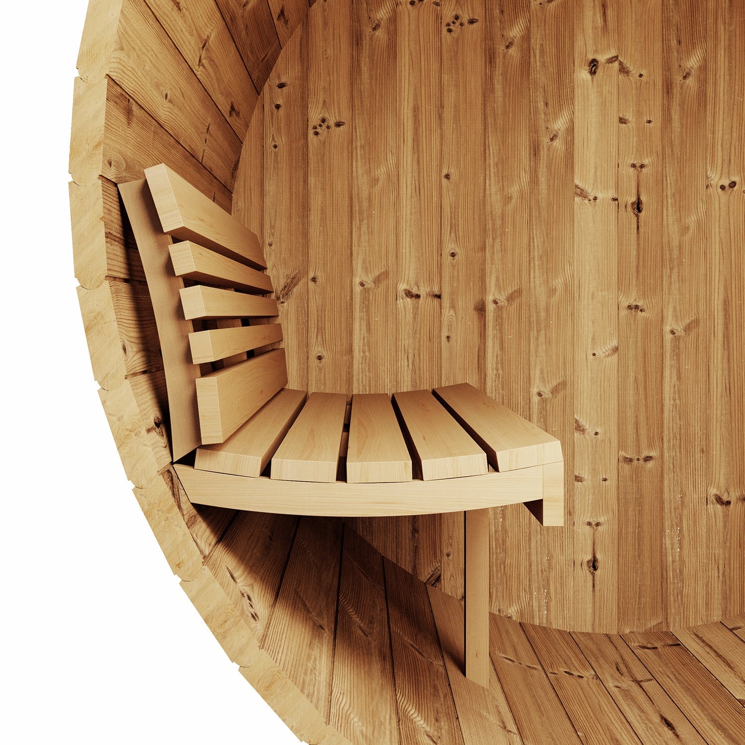 SaunaLife Model E6 2-Person Outdoor Barrel Sauna