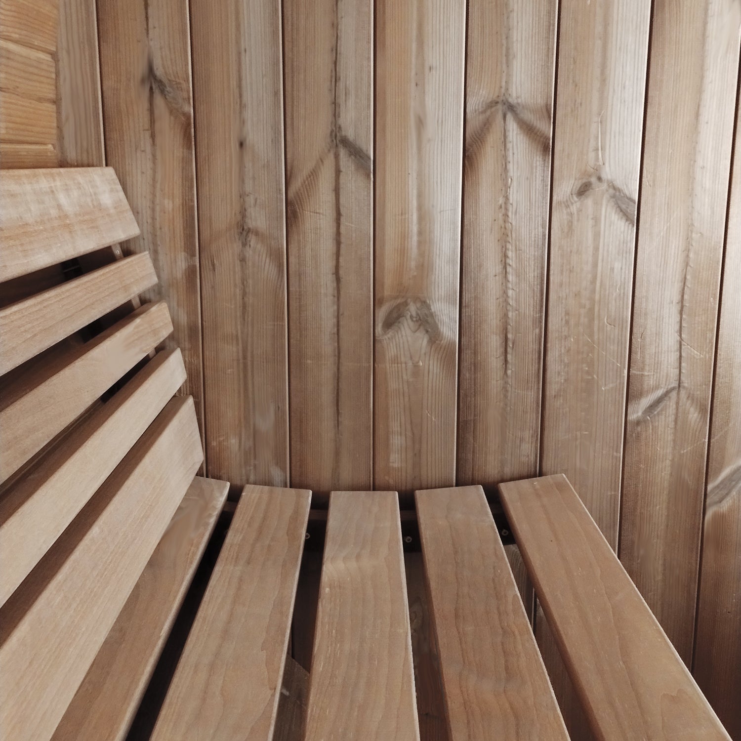 SaunaLife Model E6 2-Person Outdoor Barrel Sauna