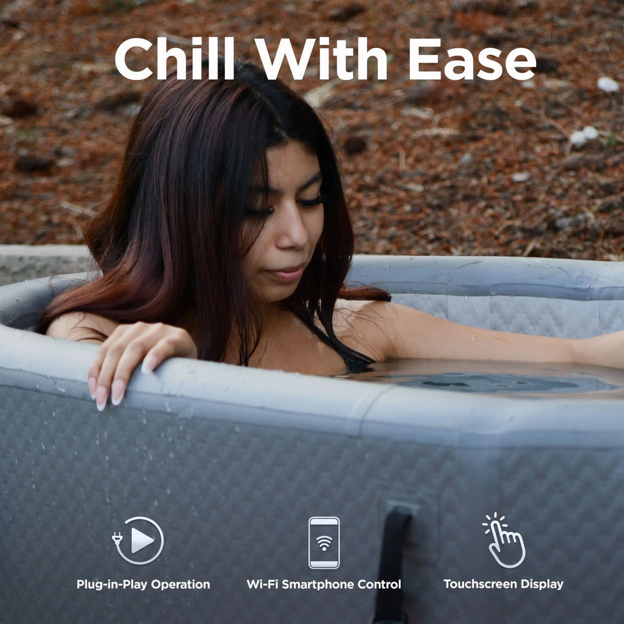 Arctica Inflatable Cold Plunge and 1 HP Chiller & Heater Kit – 1-2 People