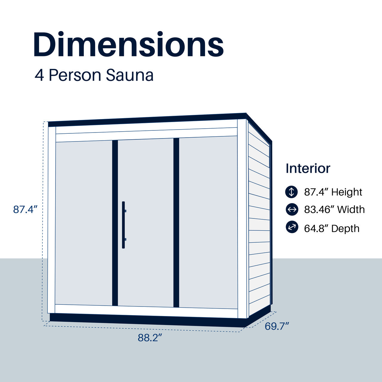 Aris 4-Person Outdoor Thermowood Traditional Wet/Dry Sauna