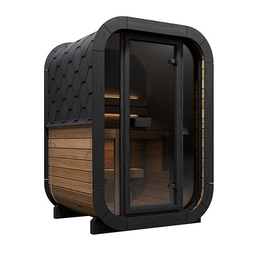 SaunaLife Model CL3G 2-Person Outdoor Cube Sauna