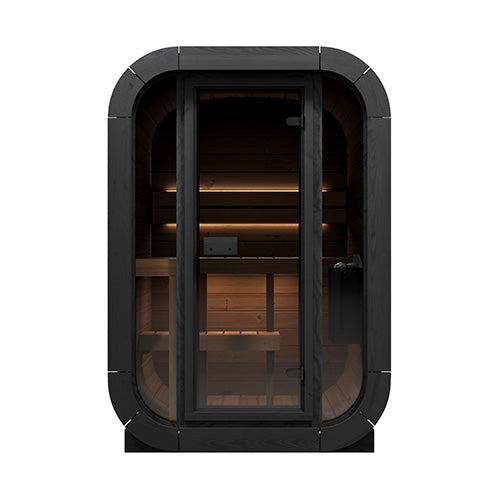 SaunaLife Model CL3G 2-Person Outdoor Cube Sauna