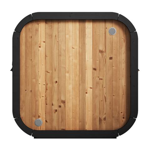 SaunaLife Model CL4G 3-Person Outdoor Cube Sauna