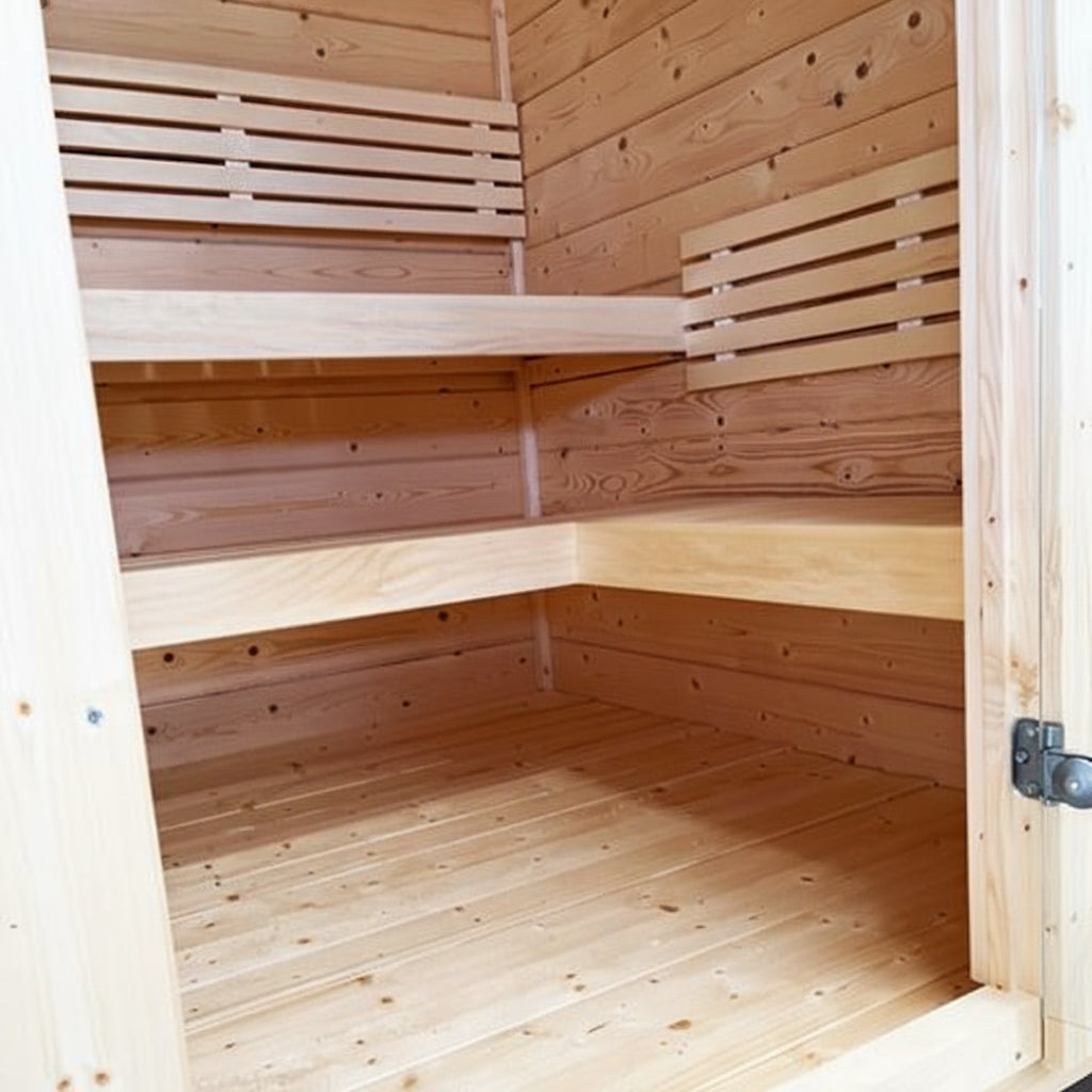 SaunaLife Model G2 4-Person Traditional Outdoor Sauna
