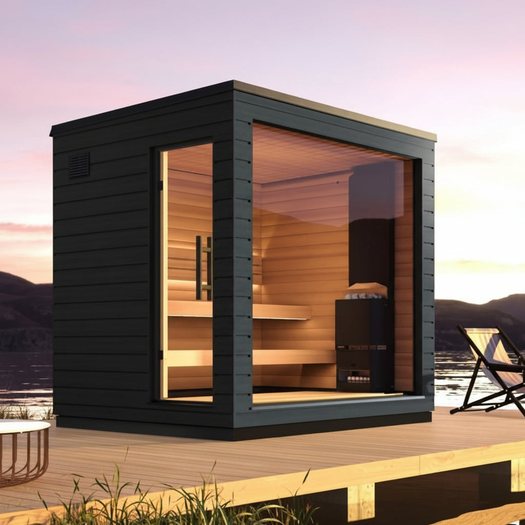 SaunaLife Model G6 Luxury Traditional Outdoor Sauna