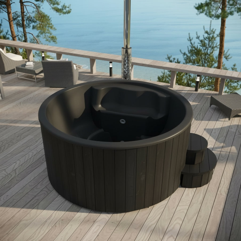 SaunaLife Model S4 Wood-Fired Hot Tub