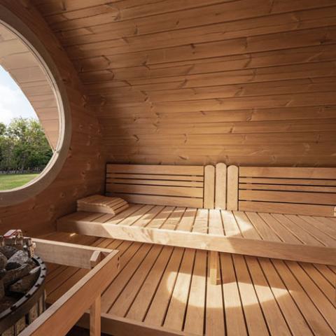 SaunaLife Model G11 8-Person Outdoor Traditional Sauna