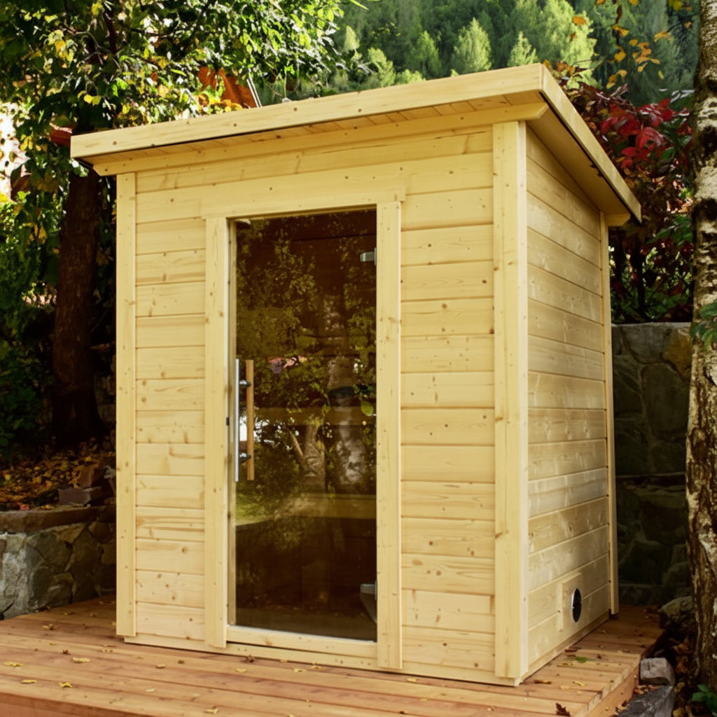 SaunaLife Model G2 4-Person Traditional Outdoor Sauna