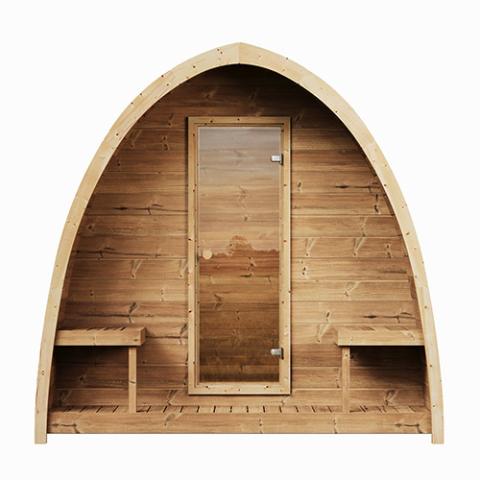 SaunaLife Model G3 6-Person Outdoor Traditional Sauna