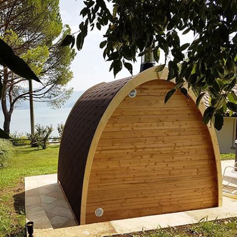 SaunaLife Model G3 6-Person Outdoor Traditional Sauna