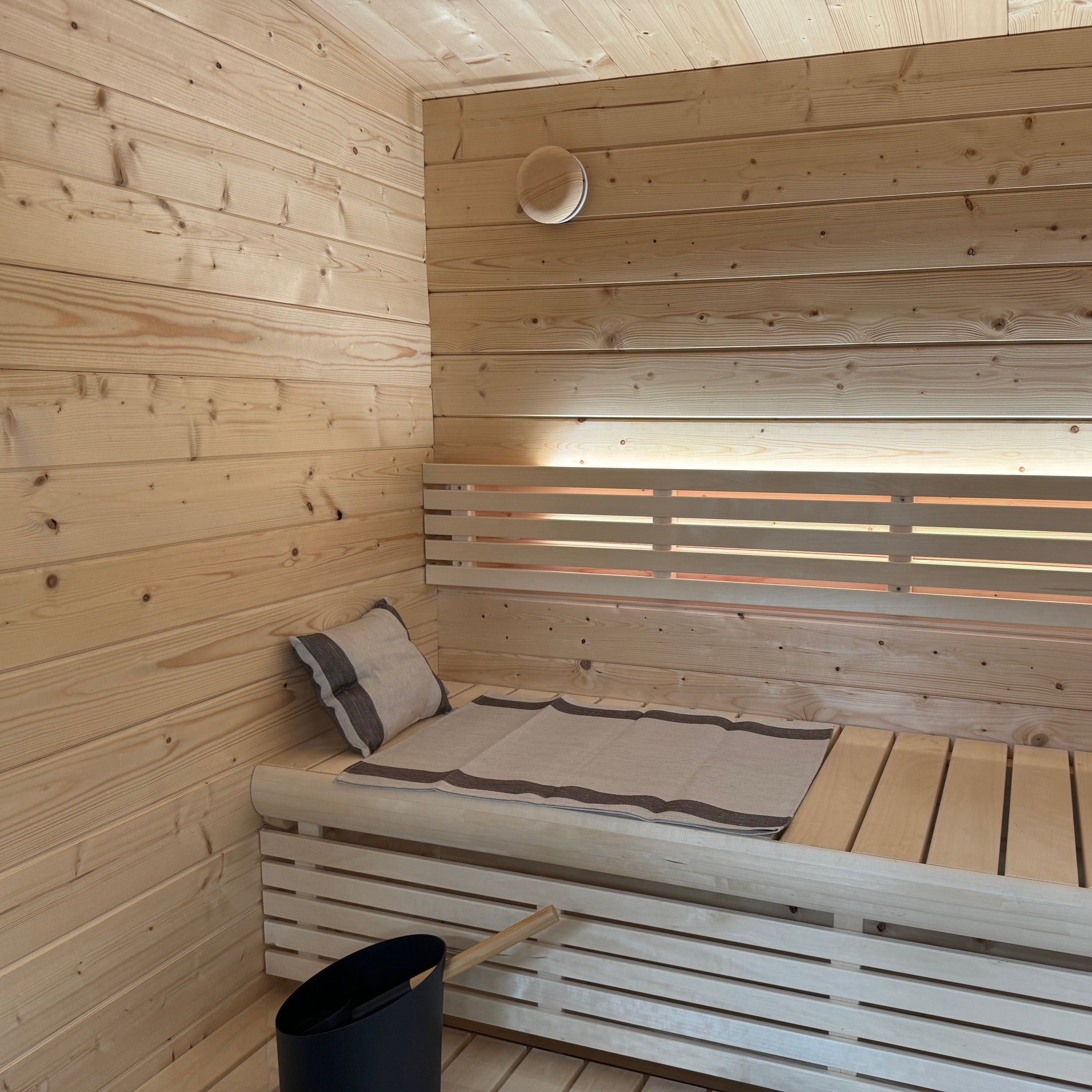 SaunaLife Model G4 6-Person Outdoor Cabin Sauna Kit