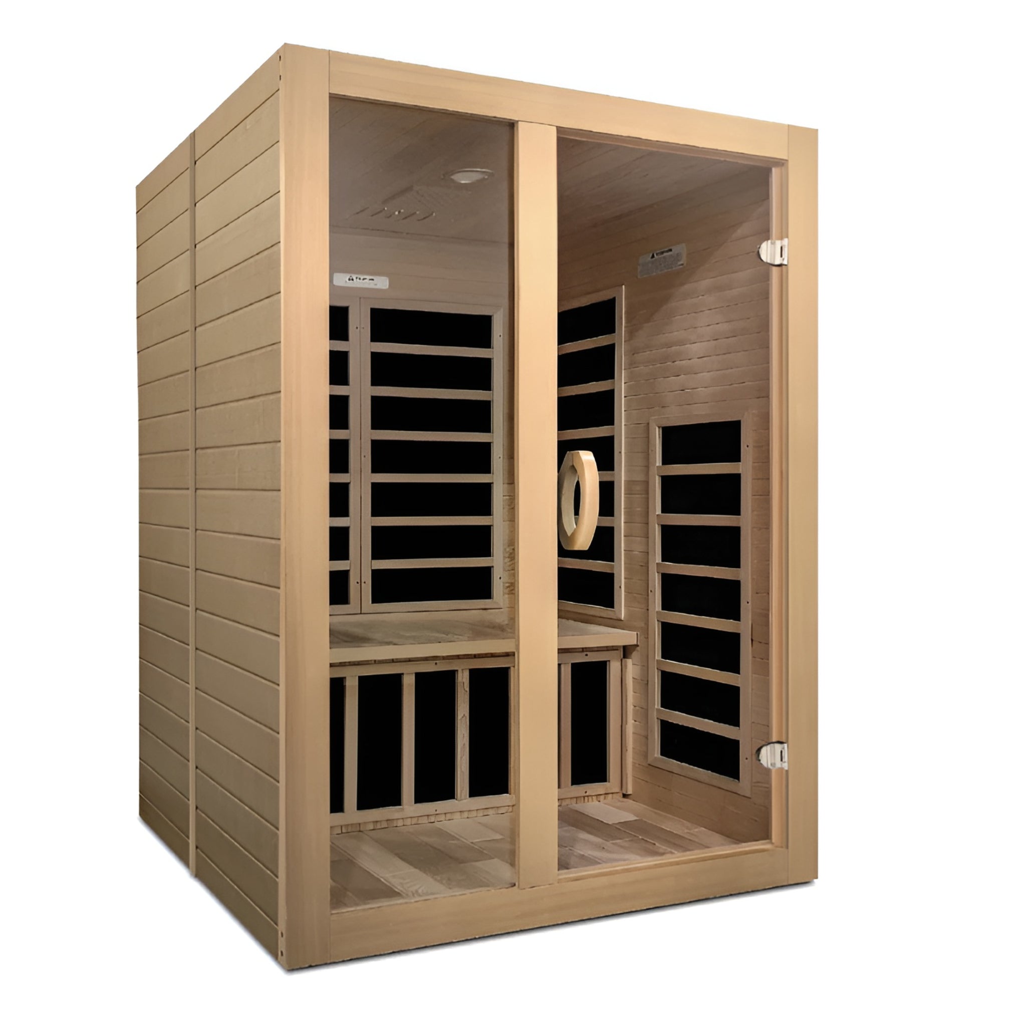 Santiago 2 - Person FAR Infrared Sauna in Hemlock