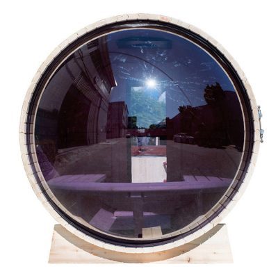 WAJA Panoramic View Cedar Barrel Sauna