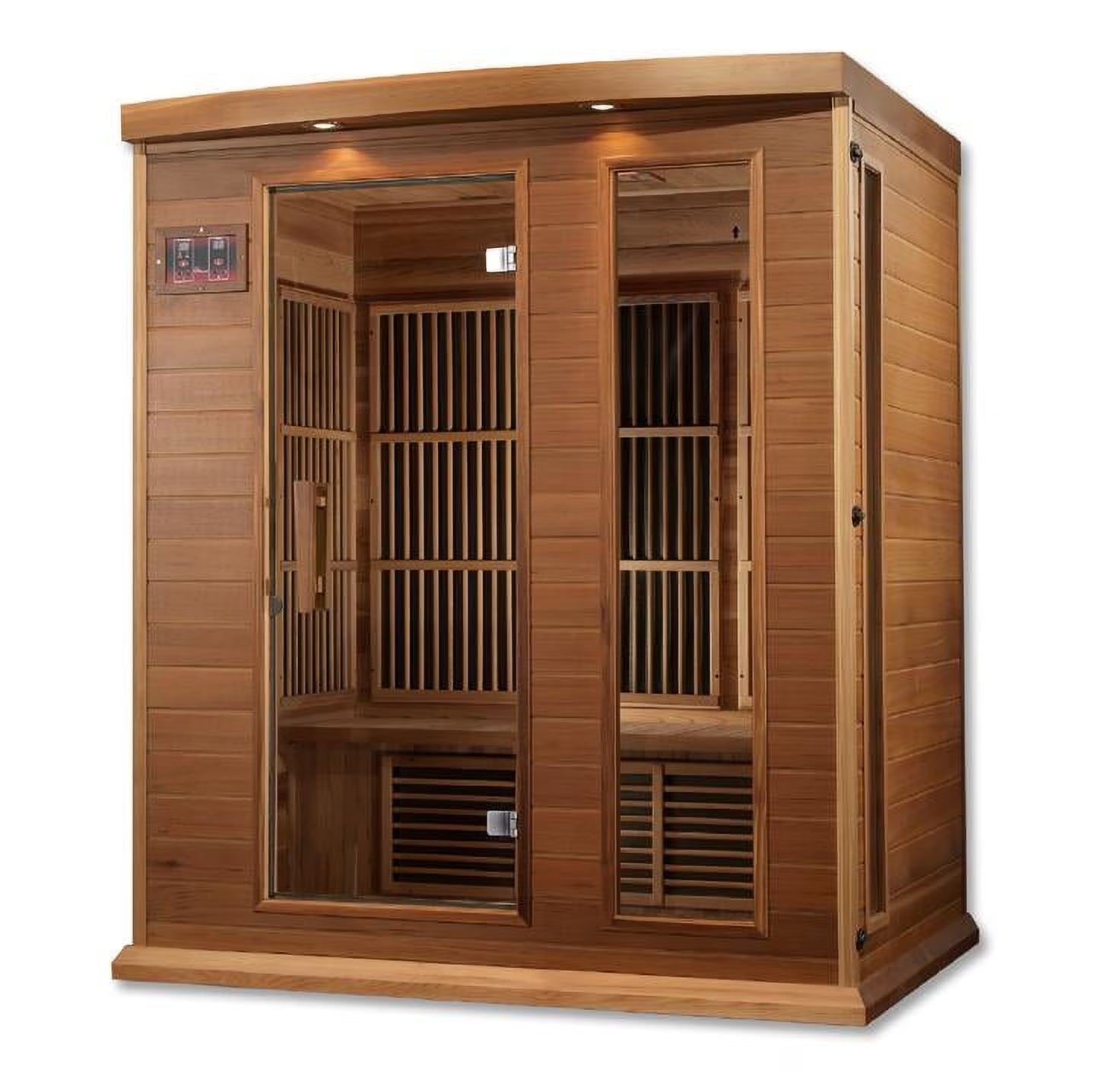 3-Person near Zero EMF (Under 2MG) FAR Infrared Sauna (Canadian Hemlock)