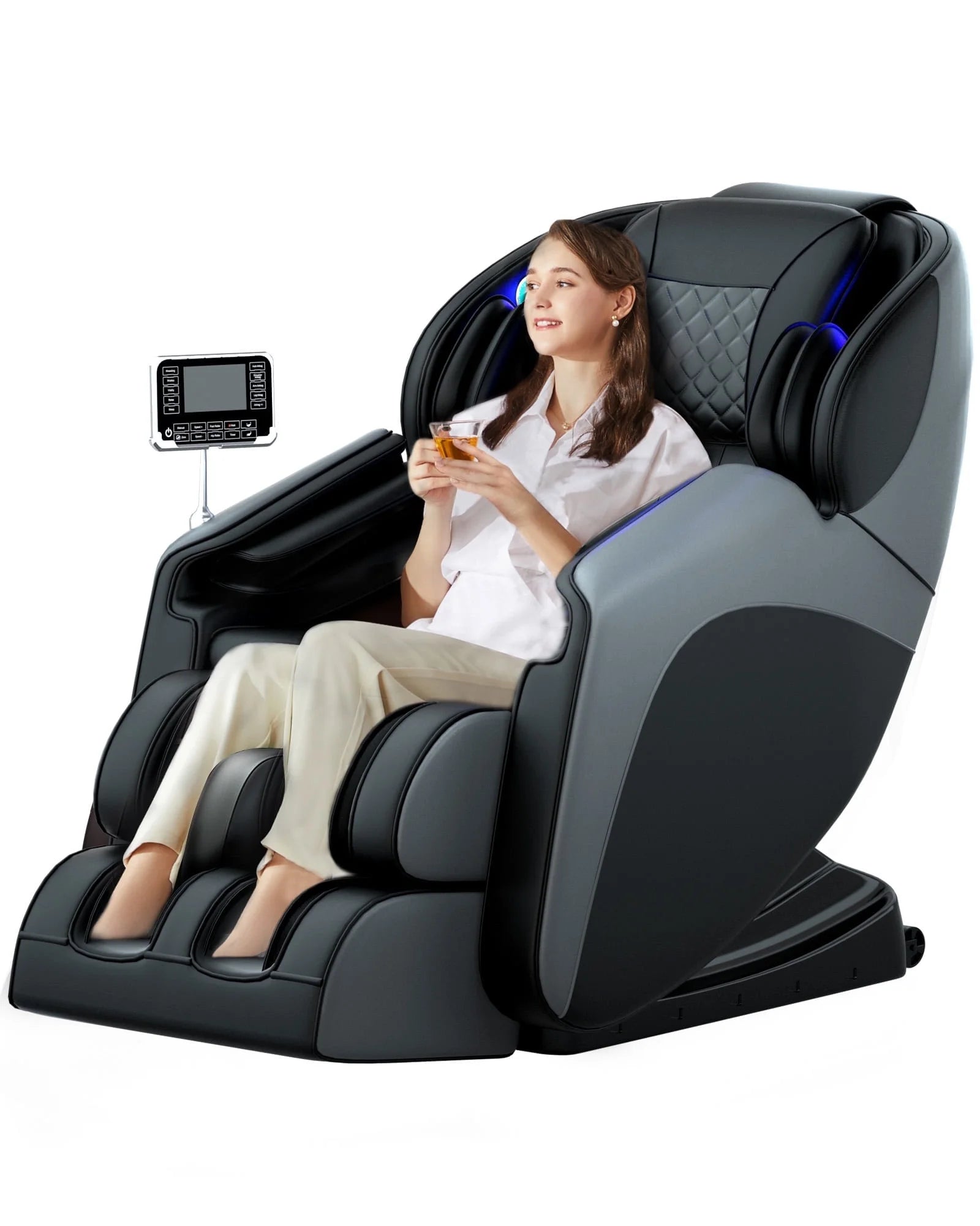 4D Massage Chair, Full Body Recliner with Zero Gravity, Heating