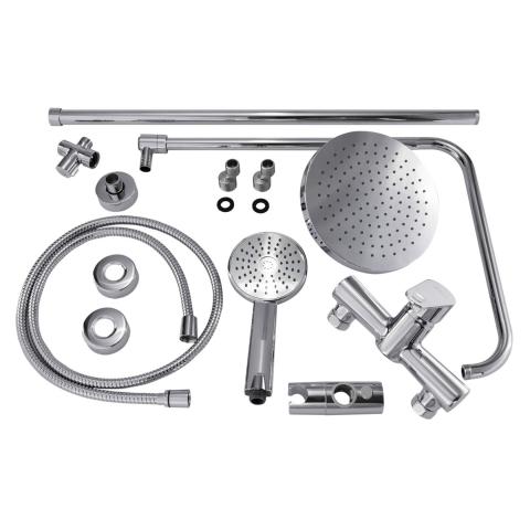 SaunaLife Model R3 Outdoor Barrel Shower